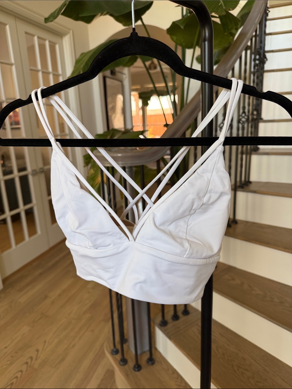 lululemon athletica White Strappy Sports Bra